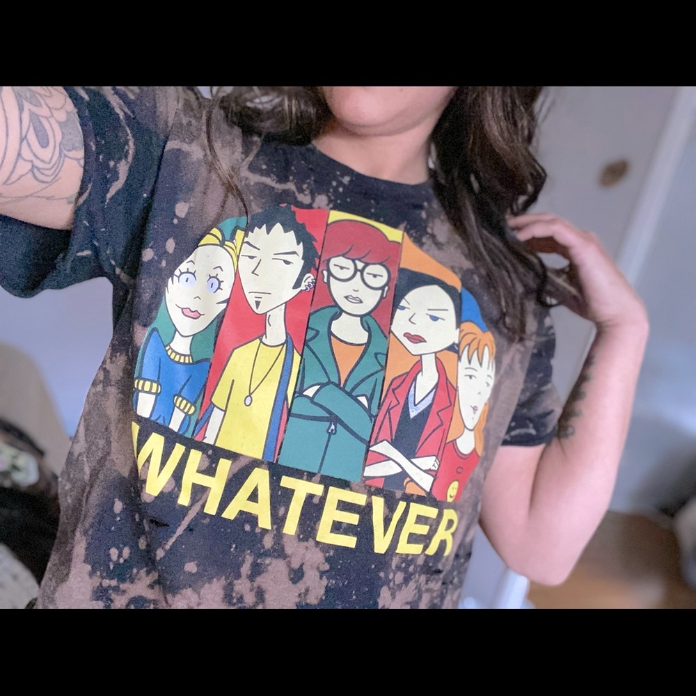 Graphic Short Sleeve Tee - Black and Brown